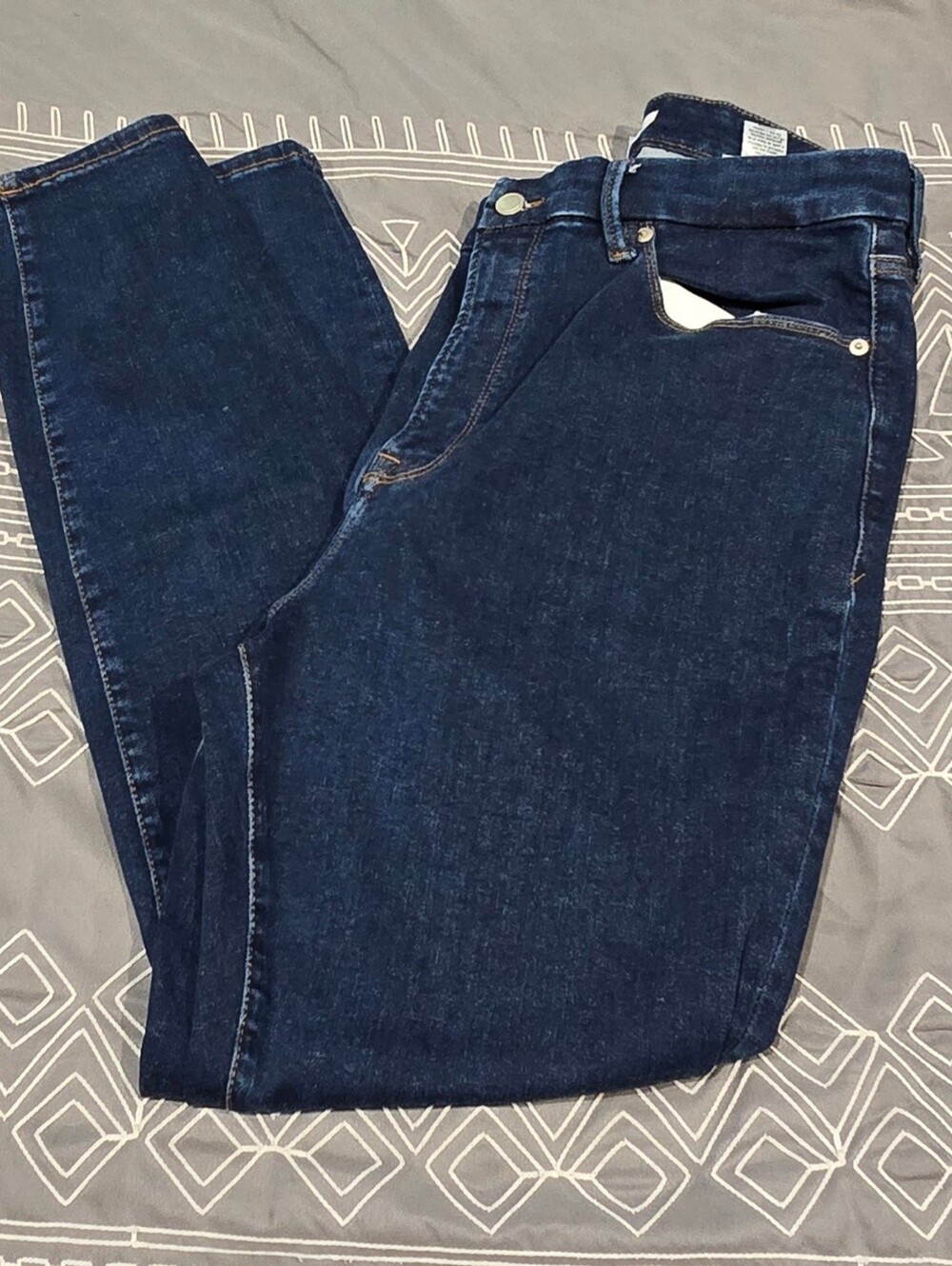 Good American Always Fits Good Legs Straight Jeans Size 14-18